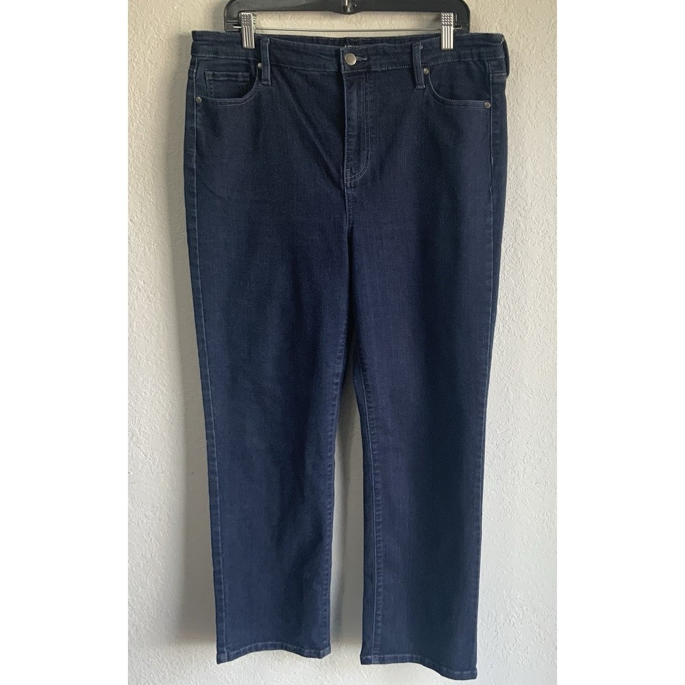 Buffalo David Bitton Alyssa Stretch High-rise Straight Blue Jeans Women's W35/29